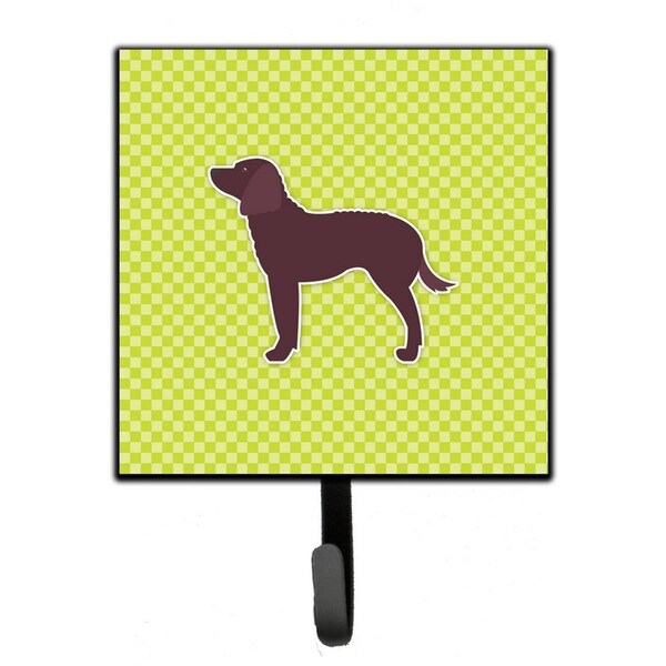 Carolines Treasures American Water Spaniel Checkerboard Green Leash or Key Holder BB3801SH4 - main